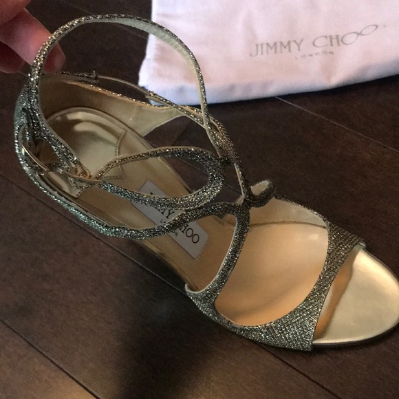 Jimmy Choo ‘Lang’ Bronze Heels - Picture 4 of 7